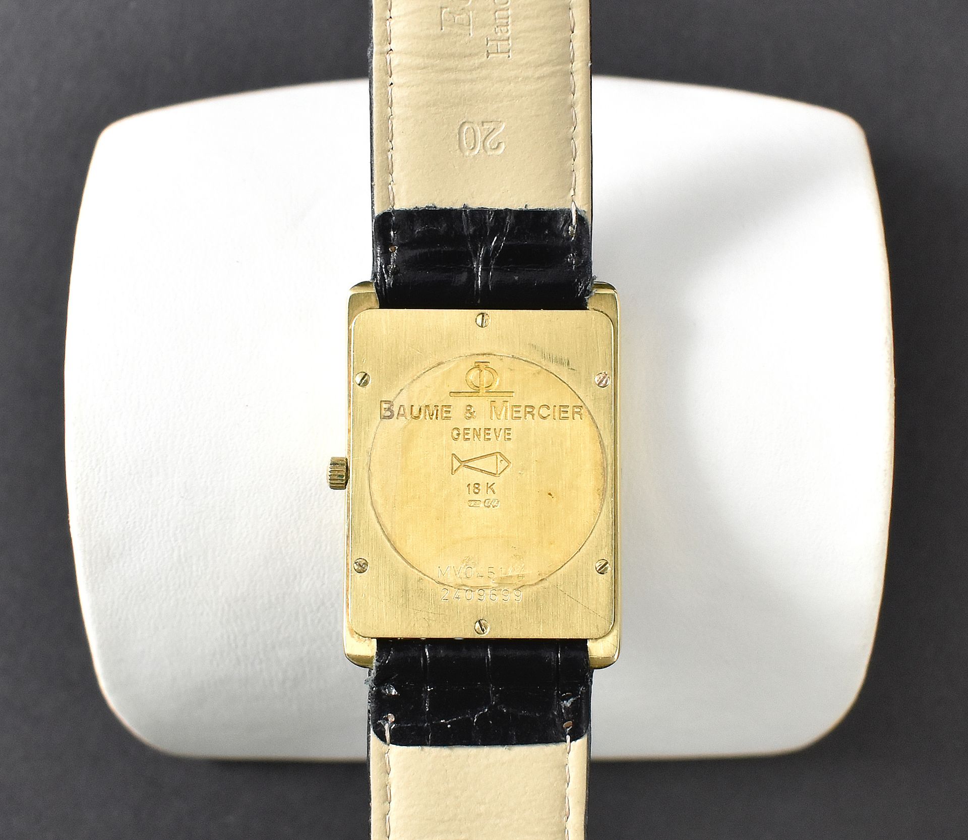 Feine goldene Baume & Mercier-Herrenarmbanduhr. - Image 5 of 5