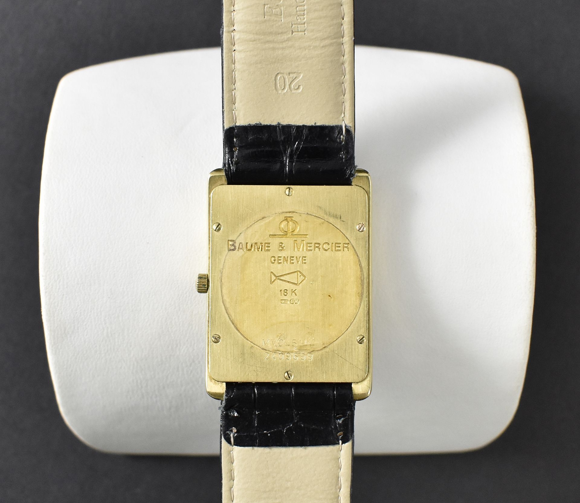 Feine goldene Baume & Mercier-Herrenarmbanduhr. - Image 3 of 5