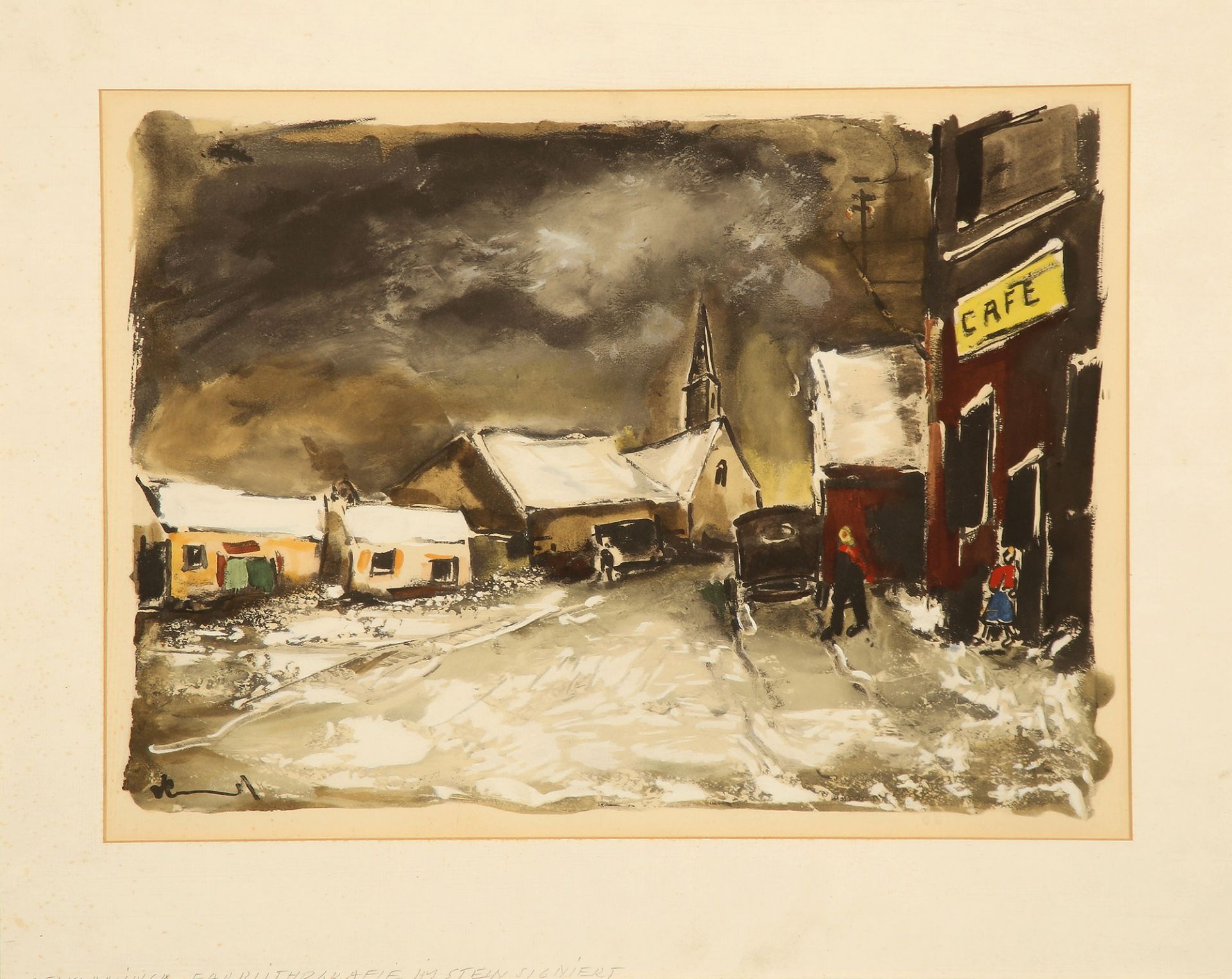 Maurice de Vlaminck. 1876 Paris - 1958 Rueil-la-Gadelière. - Image 2 of 2