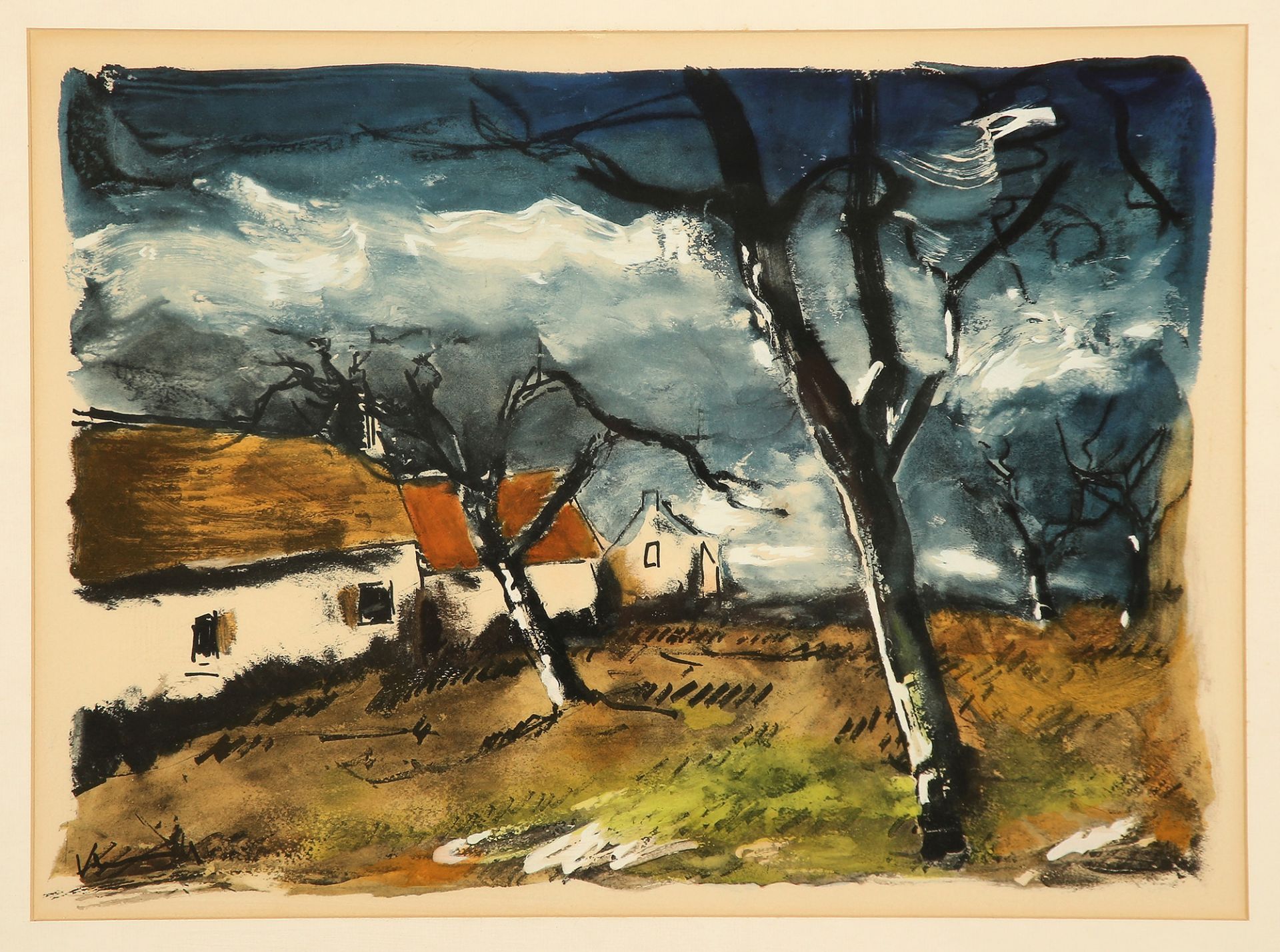 Maurice de Vlaminck. 1876 Paris - 1958 Rueil-la-Gadelière. - Image 2 of 2