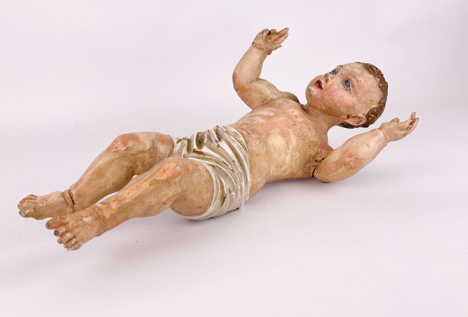 Renaissance Skulptur "Liegendes Jesuskind" - Bild 3 aus 20