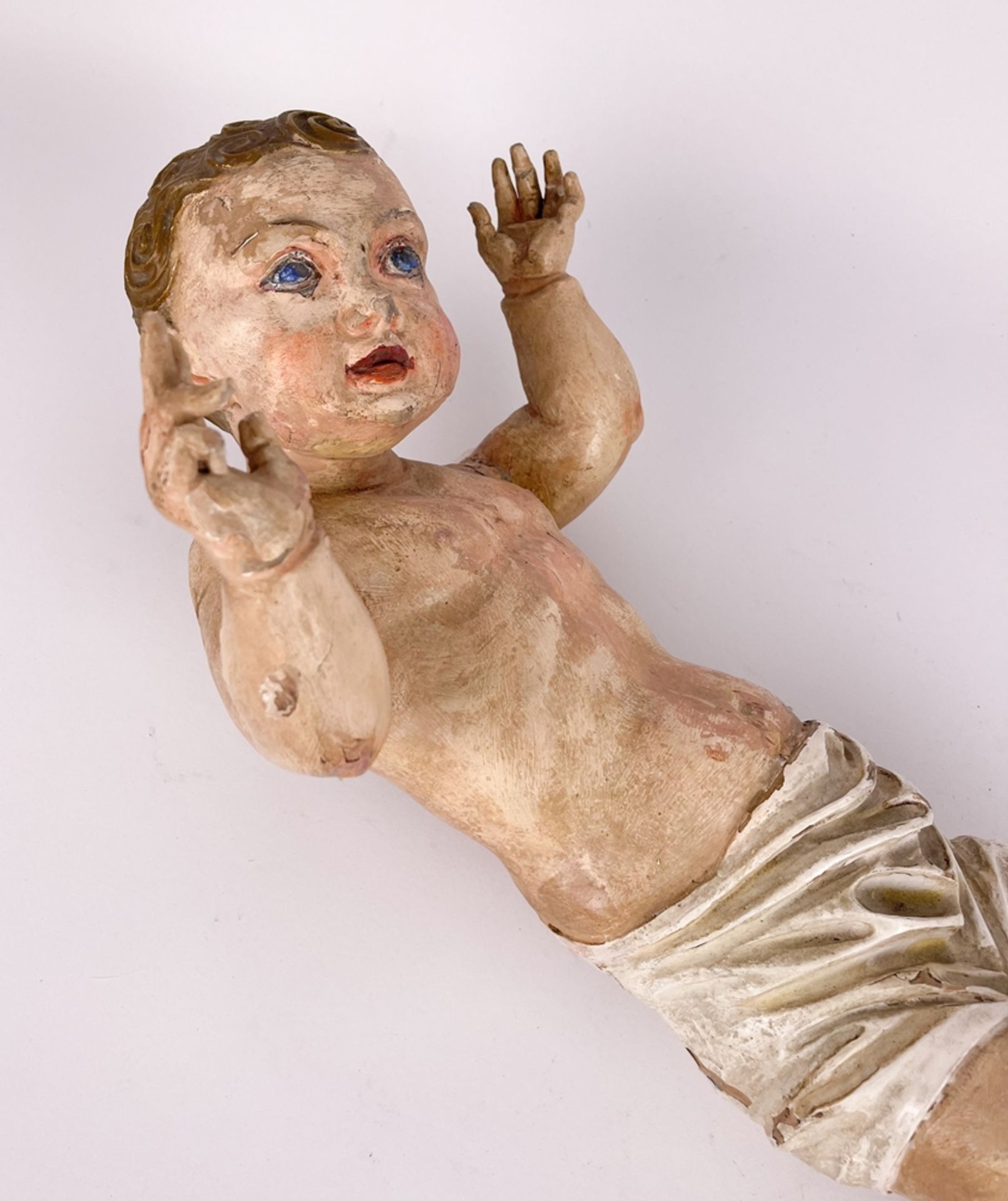 Renaissance Skulptur "Liegendes Jesuskind" - Bild 9 aus 20