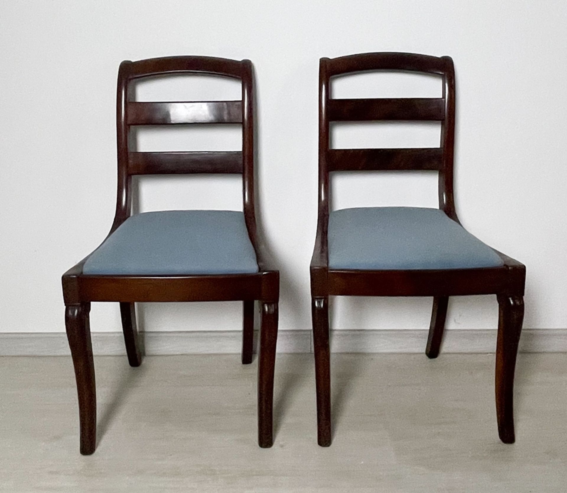 Paar traumhafte Biedermeier Stühle