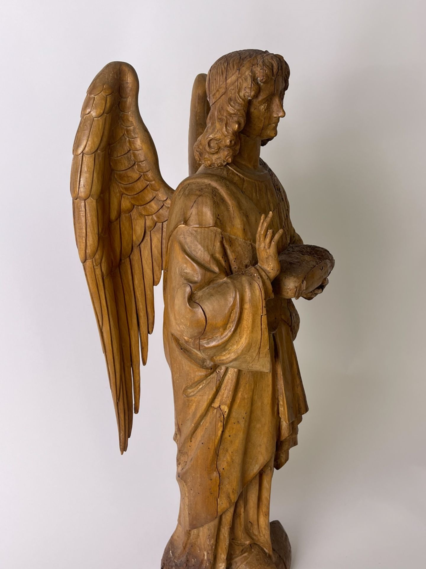 Original gotischer Stehender Engel  - Bild 2 aus 11