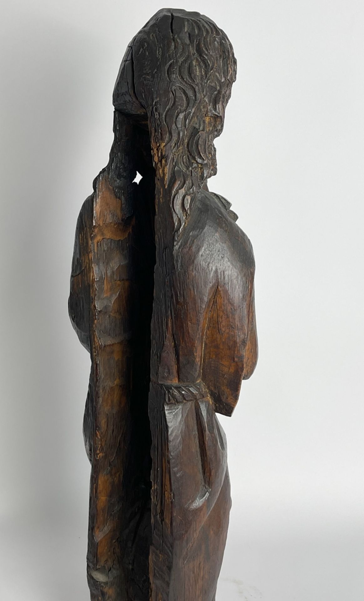 Original Gotische Skulptur Johannes der Täufer - Bild 10 aus 13