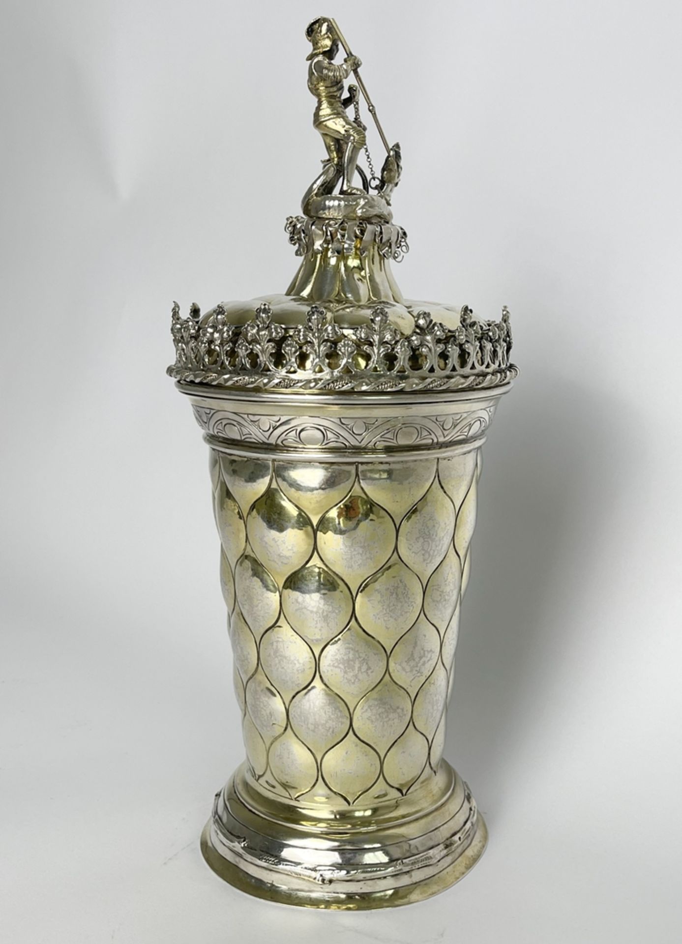 Monumentaler Renaissance Silber Buckelpokal  - Bild 18 aus 24