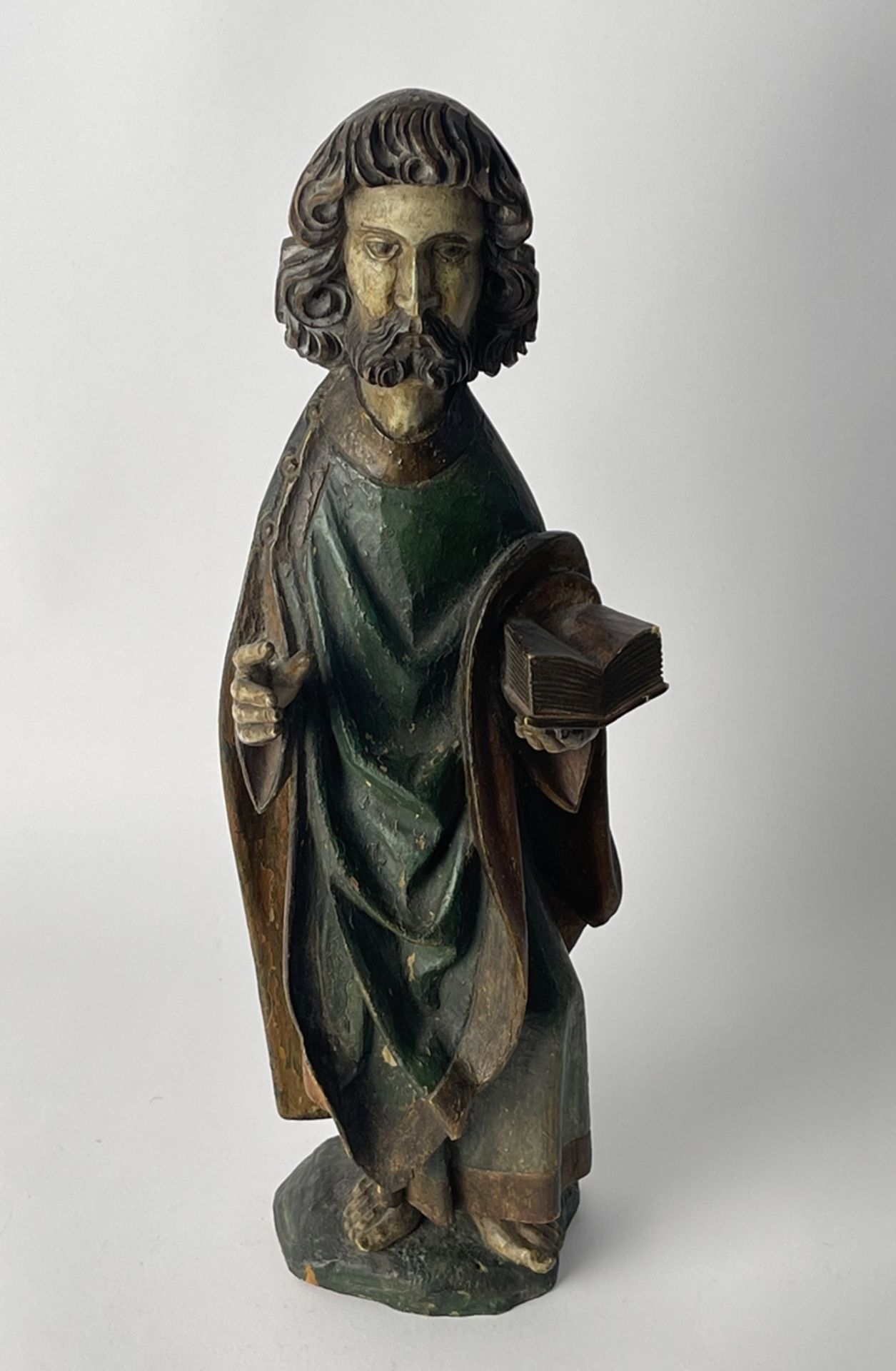 Original Gotische Figur Heiliger Johannes - Image 4 of 10