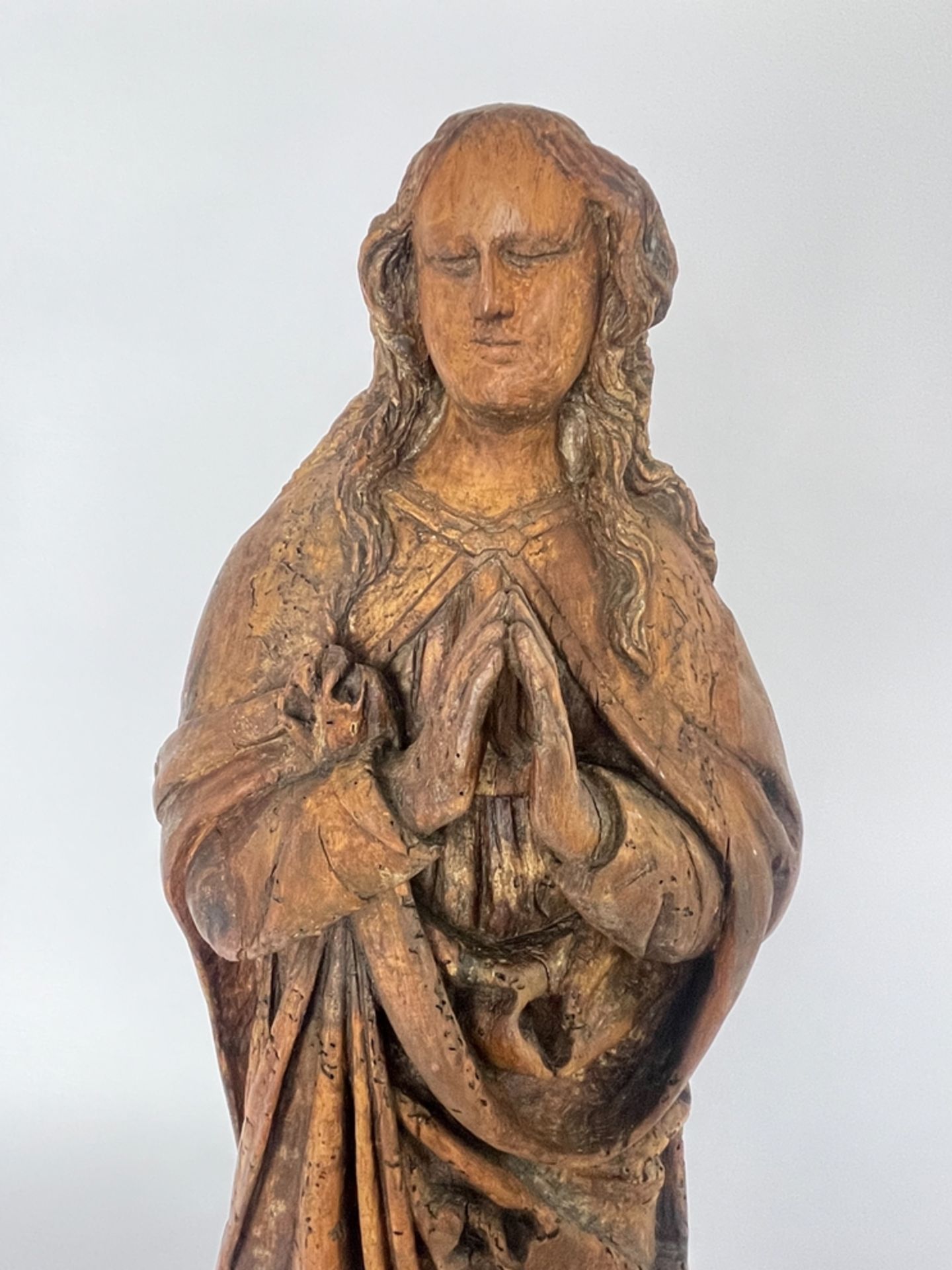 Original gotische Figur Madonna - Image 2 of 9