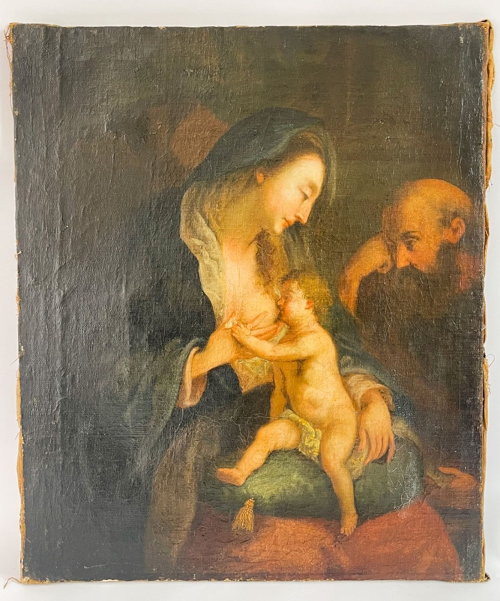 Barockgemälde Madonna mit Kind