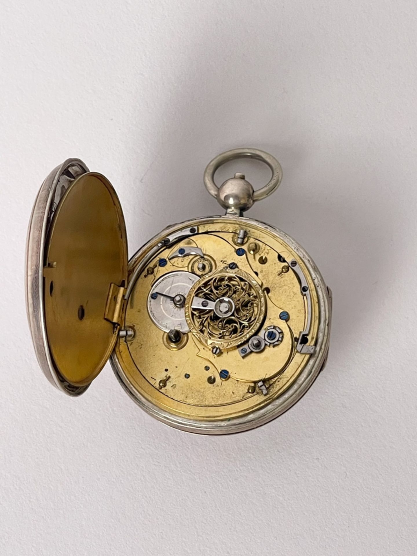 Silberne Barocke Taschenuhr - Image 6 of 6