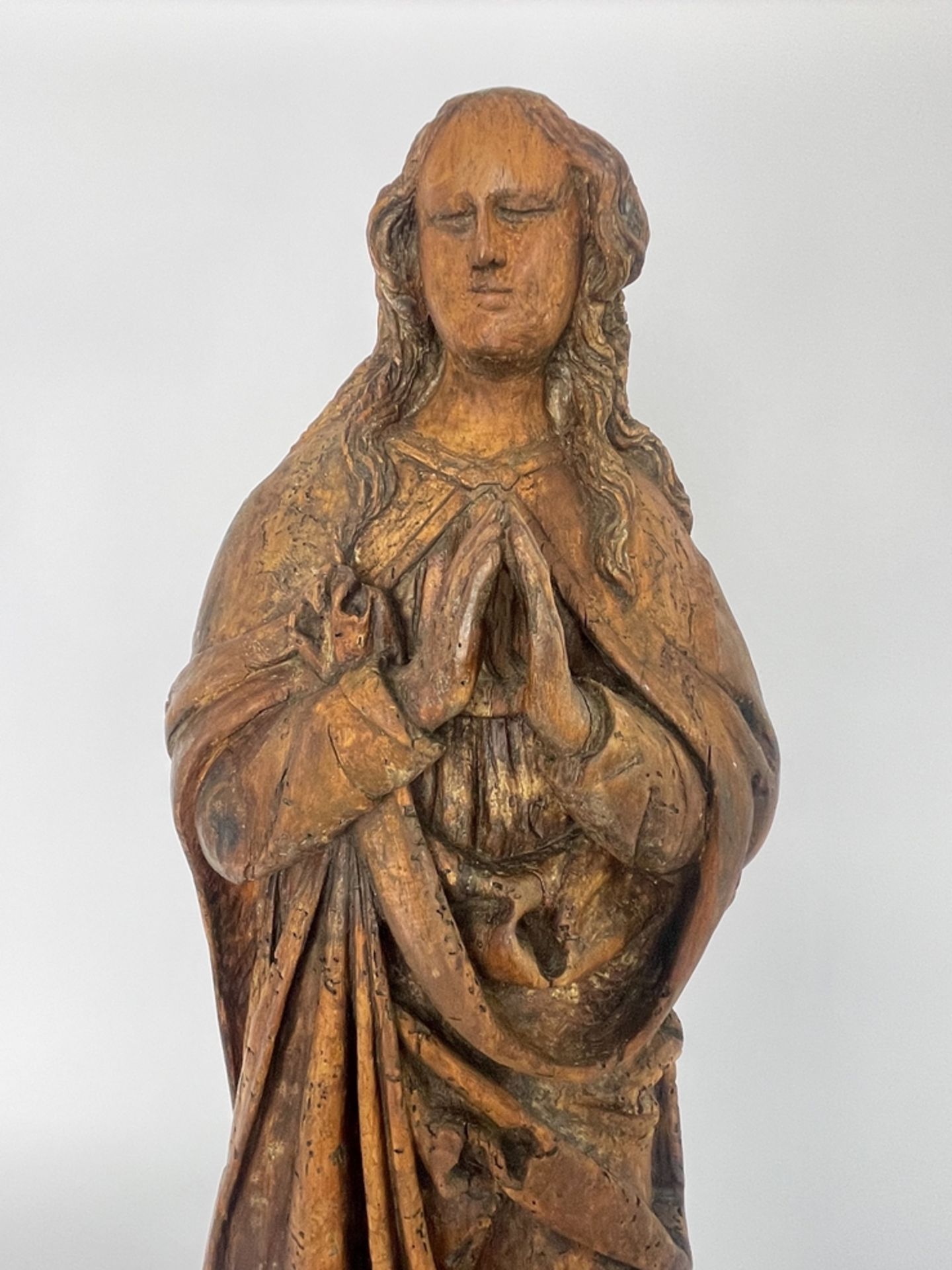 Original gotische Figur Madonna - Image 3 of 9