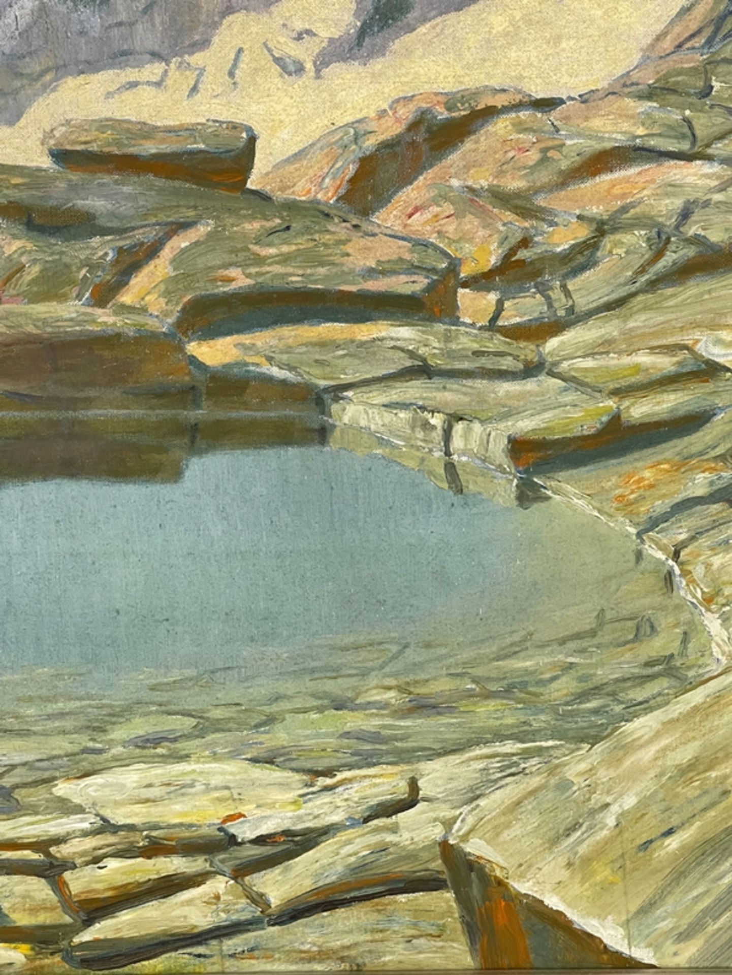 Erich Erler - Samaden Berglandschaft im Engedin - Image 3 of 7