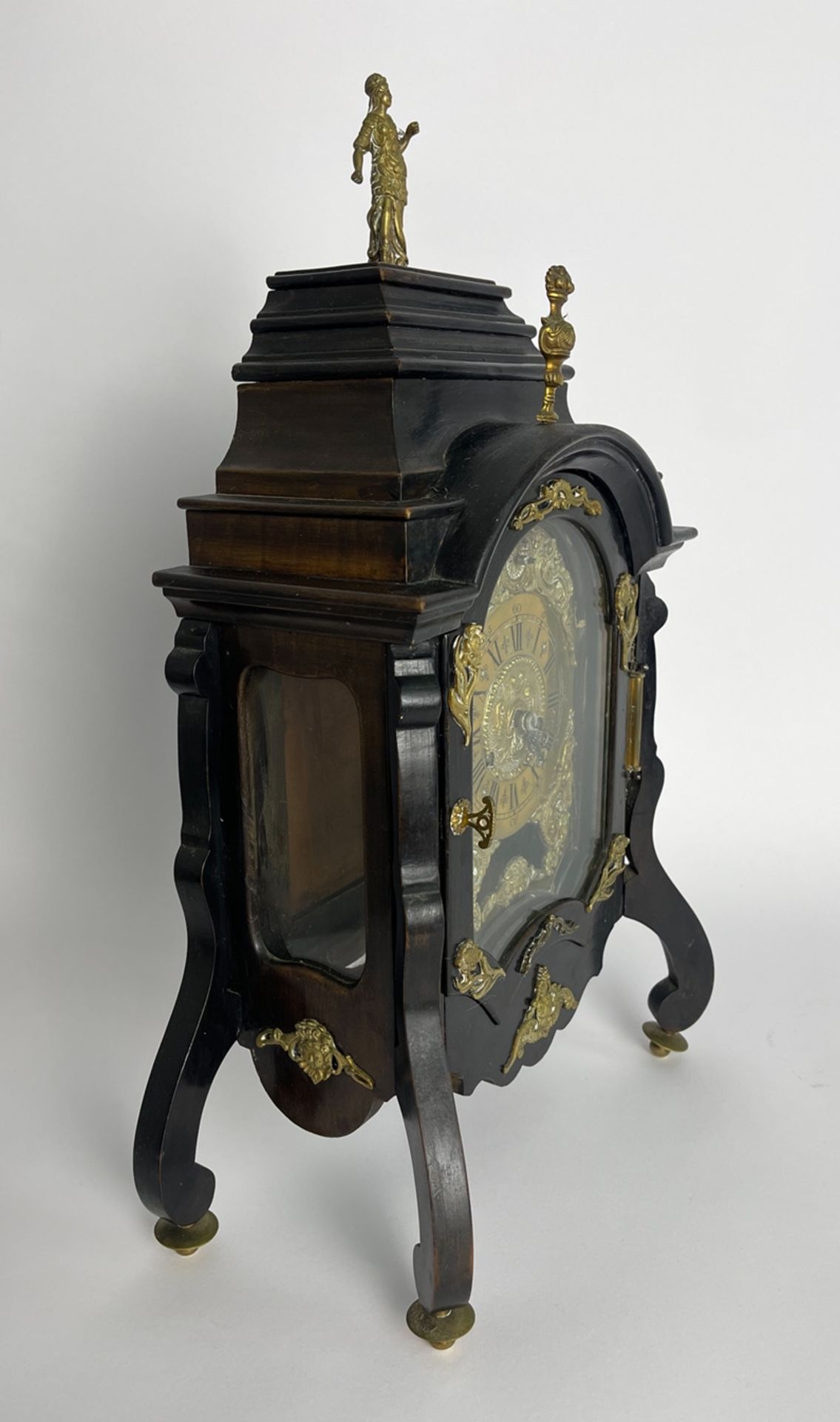 Prunkvolle Barocke Tischuhr  - Bild 5 aus 8