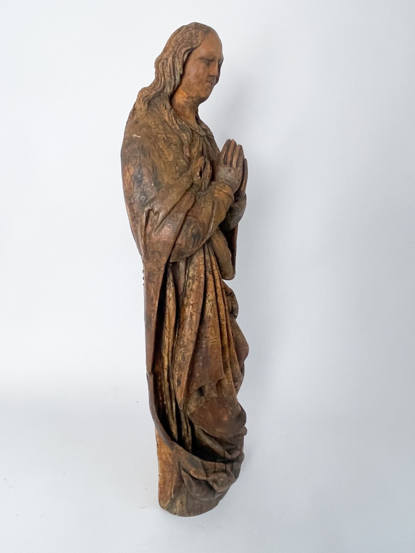 Original gotische Figur Madonna - Image 6 of 9