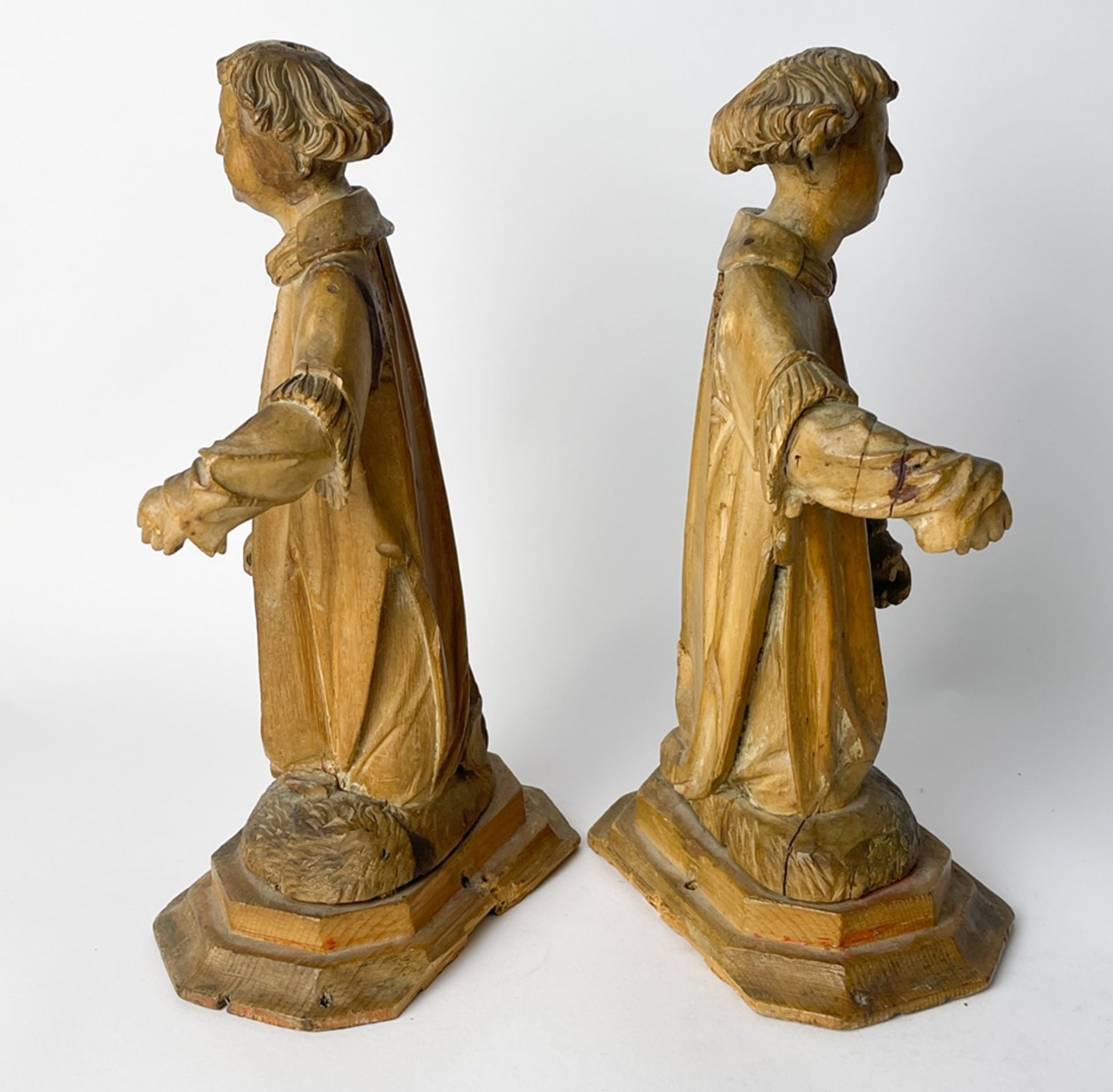 Paar liebliche gotische Engel - Image 9 of 13