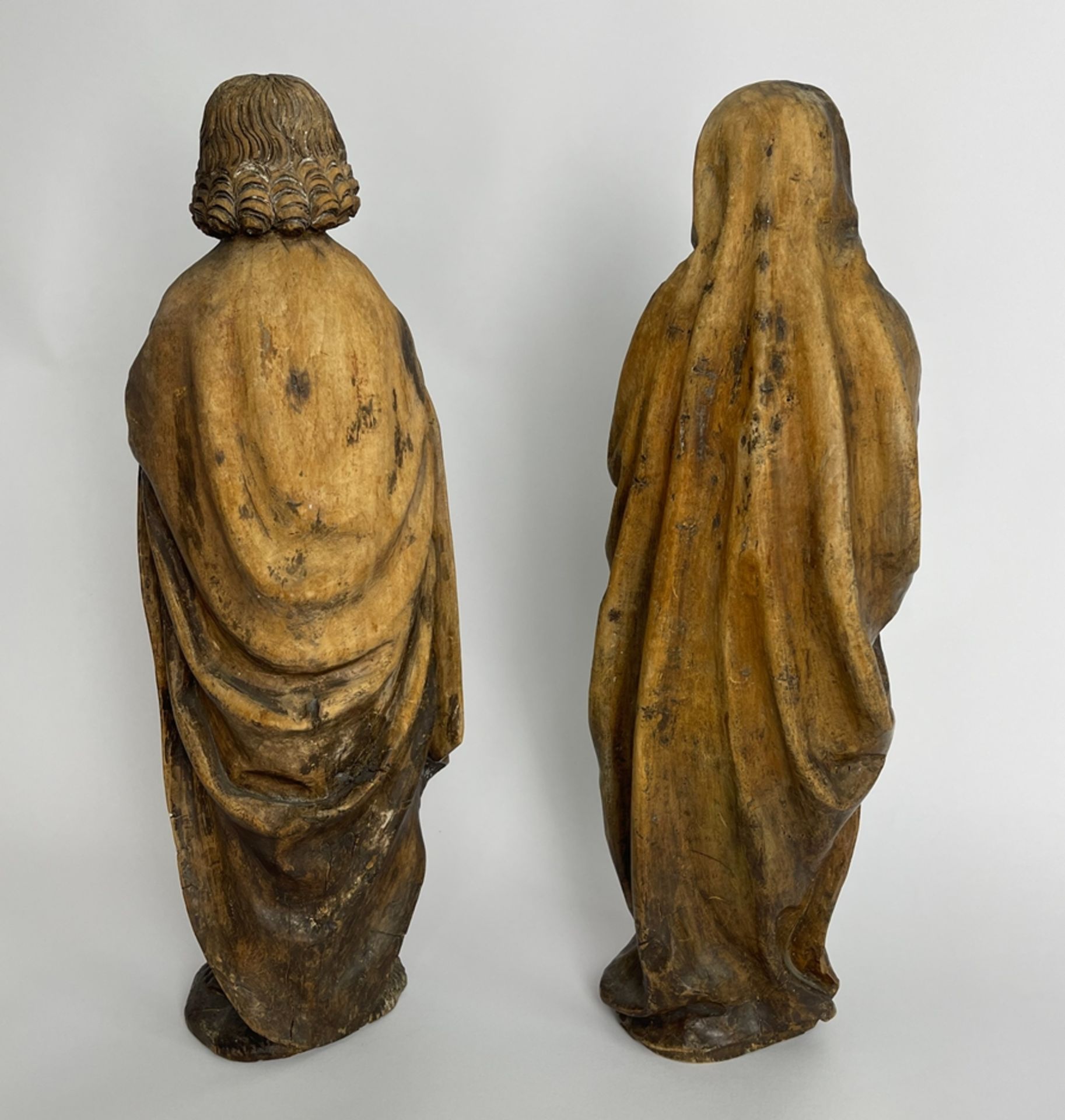 Paar original gotische Figuren Anna und Johannes - Bild 10 aus 18