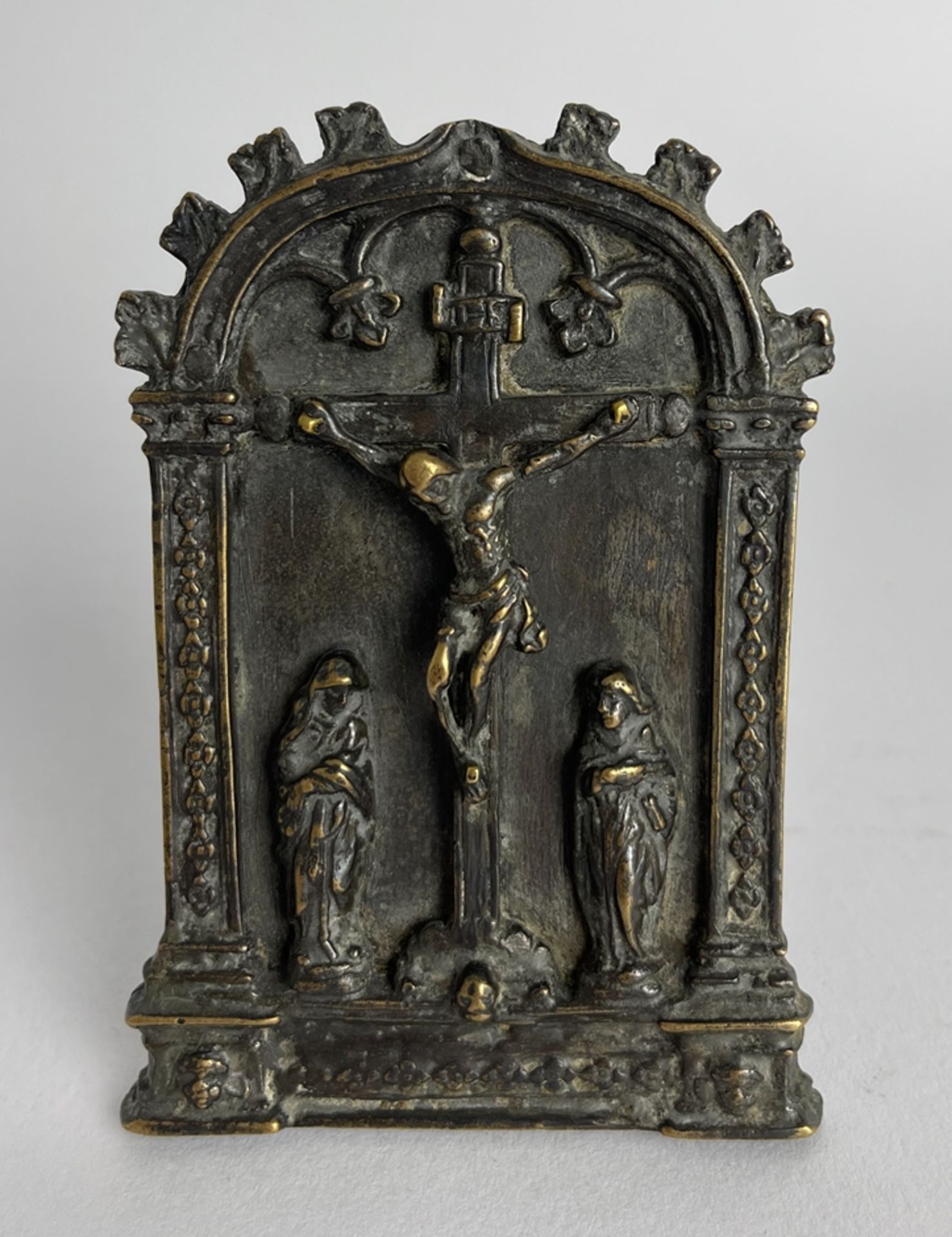 Rarität Renaissance Bronze Kusstafel 