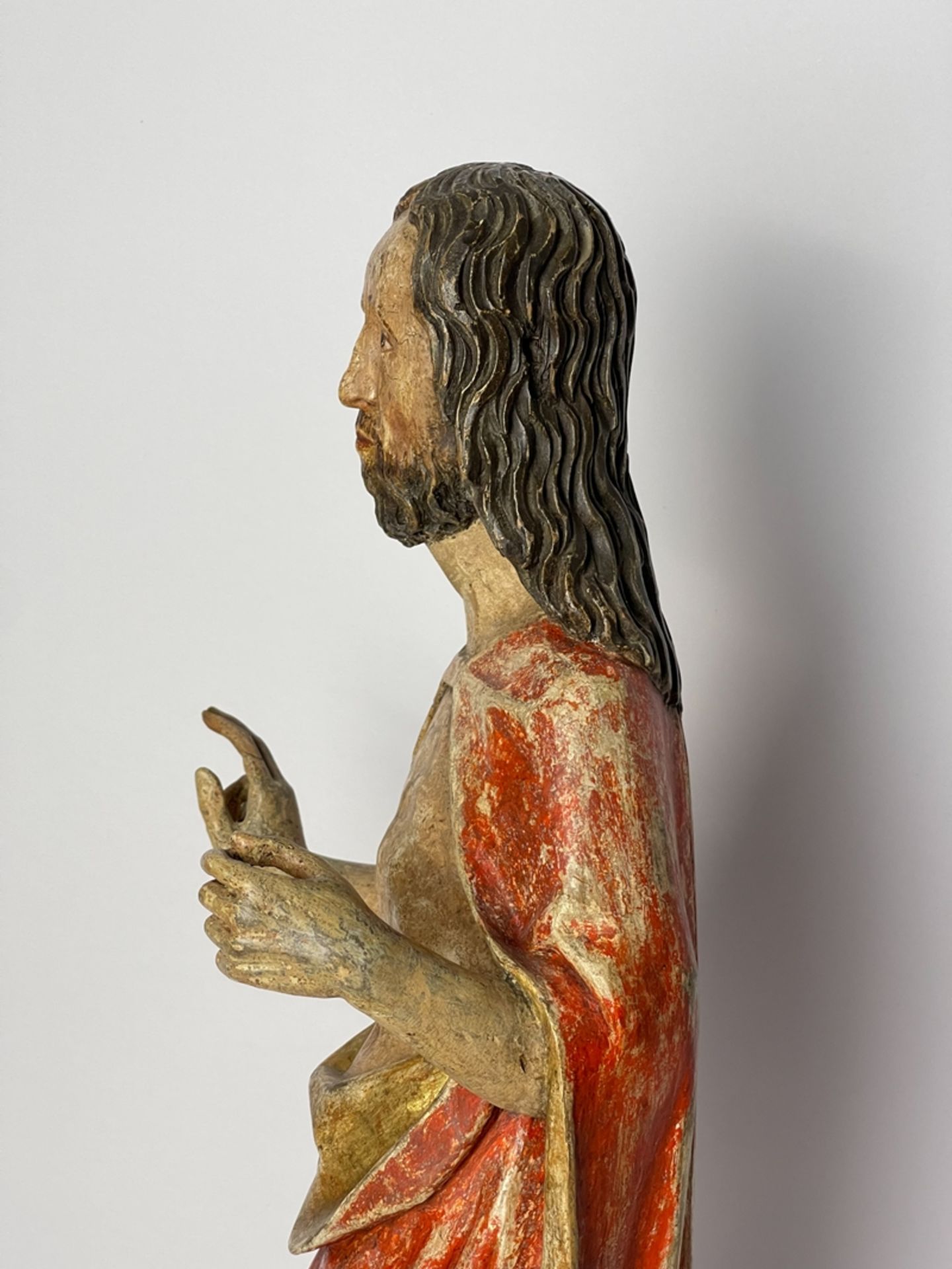 Original stehende gotische Jesus Figur - Image 5 of 10