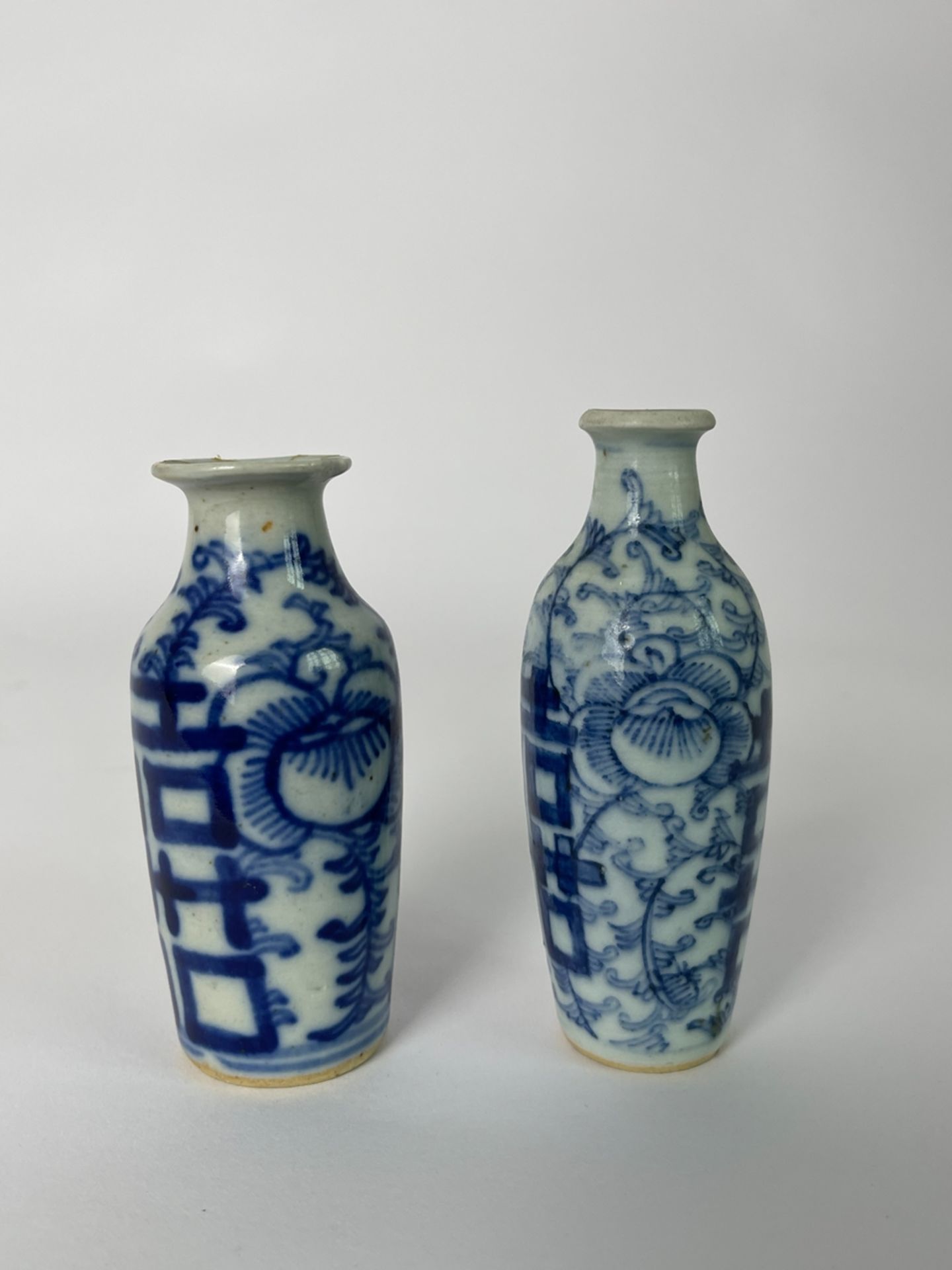 Paar kleine alte China Vasen - Image 3 of 5