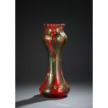 Große Vase mit Chrom-Aventurin-Einschlüssen