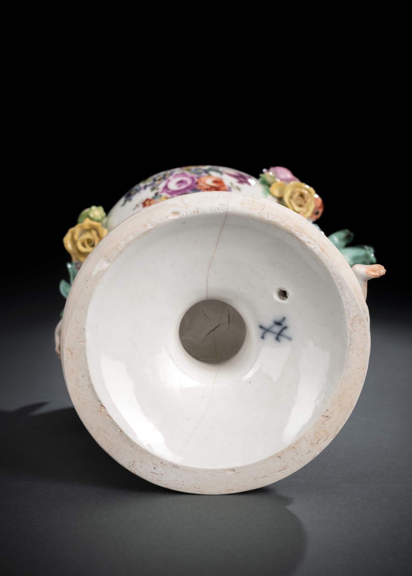 Potpourri-Vase mit Putten - Bild 3 aus 3