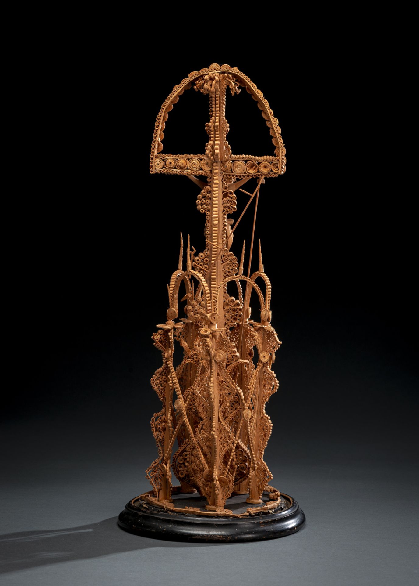 A SOUTH GERMAN PROCESSIONAL CROSS - Image 2 of 3