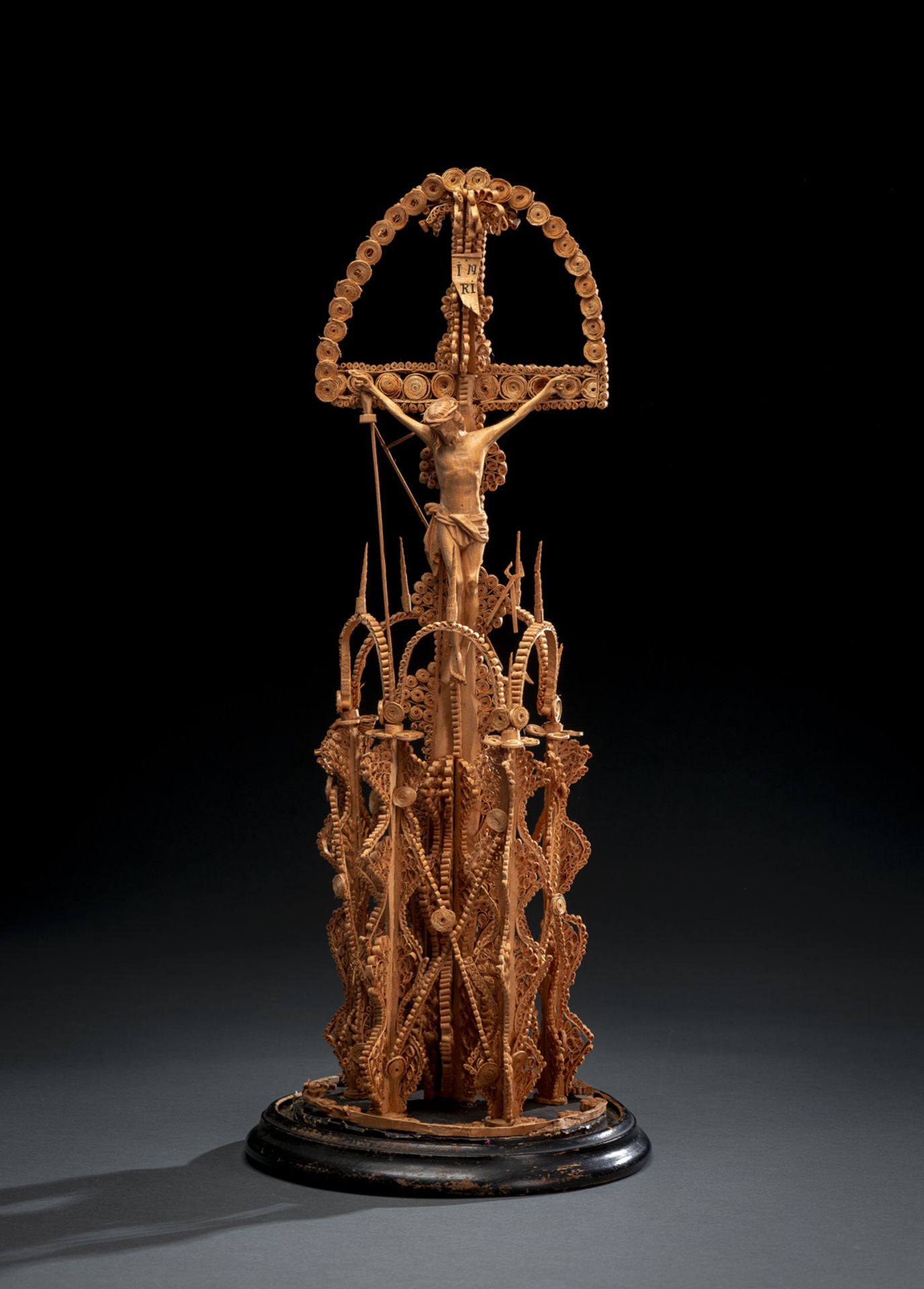 A SOUTH GERMAN PROCESSIONAL CROSS