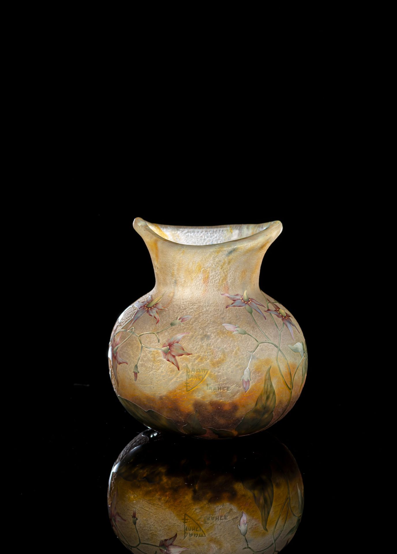 Baluster-Vase mit Solanée-Dekor - Bild 2 aus 3