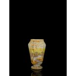 Vase mit Auenlandschaft "Paysage d'automne"