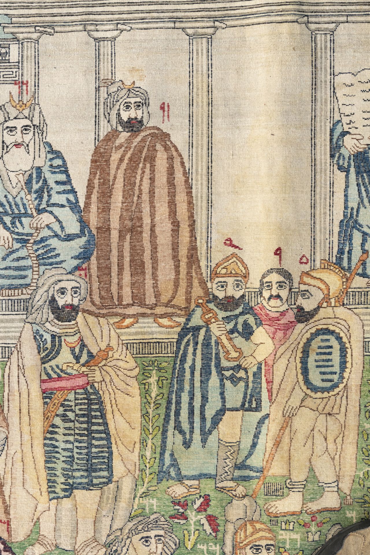 A RARE KIRMAN LAVER "MASHA'IR" LEADERS OF THE WORLD CARPET - Image 8 of 11
