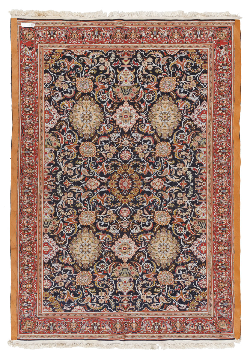 AN ALL OVER PATTERNED SILK RUG - Image 13 of 13
