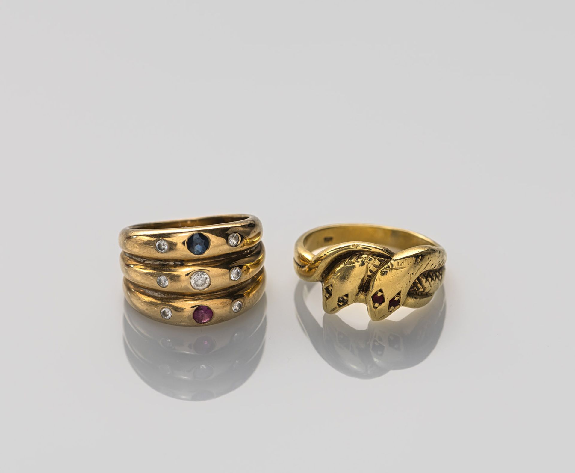 TWO GOLD RINGS