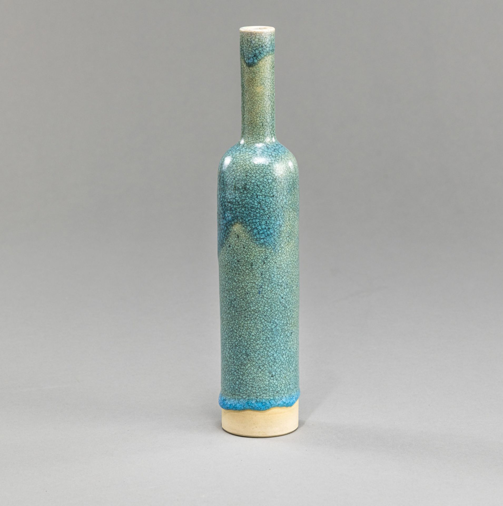 Vase mit Türkisglasur - Bild 2 aus 4