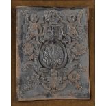 Ofenkachel mit Nürnberger Wappenkartusche