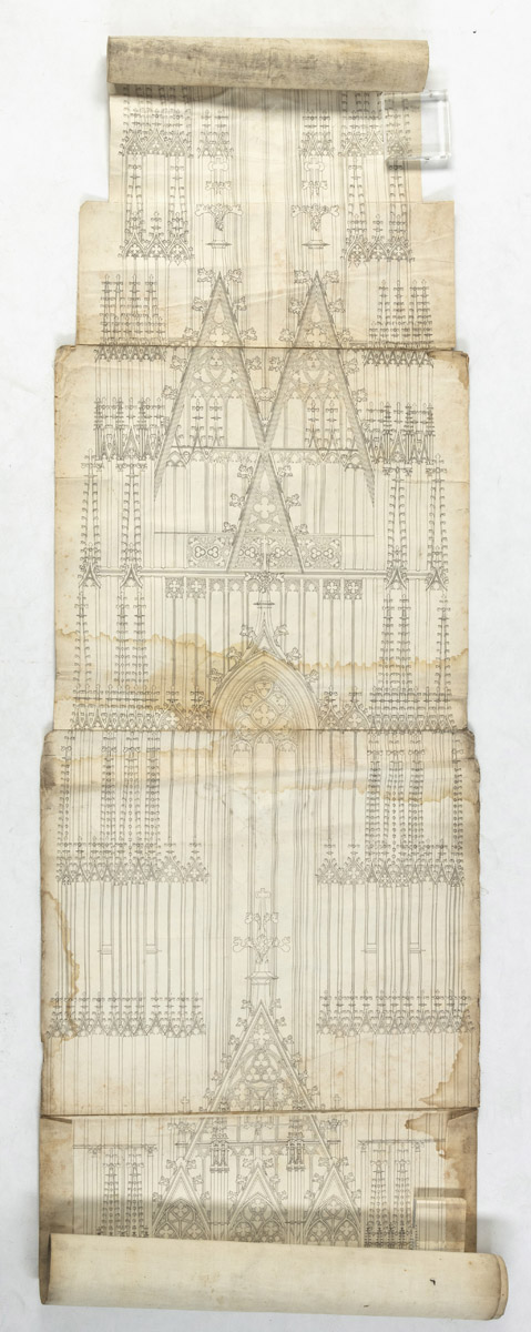 Facsimile of a cutaway drawing of the tower of St. Stephen's Cathedral, Vienna - Image 3 of 4