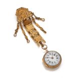 Chatelaine mit Taschenuhr im Stil Louis XVI