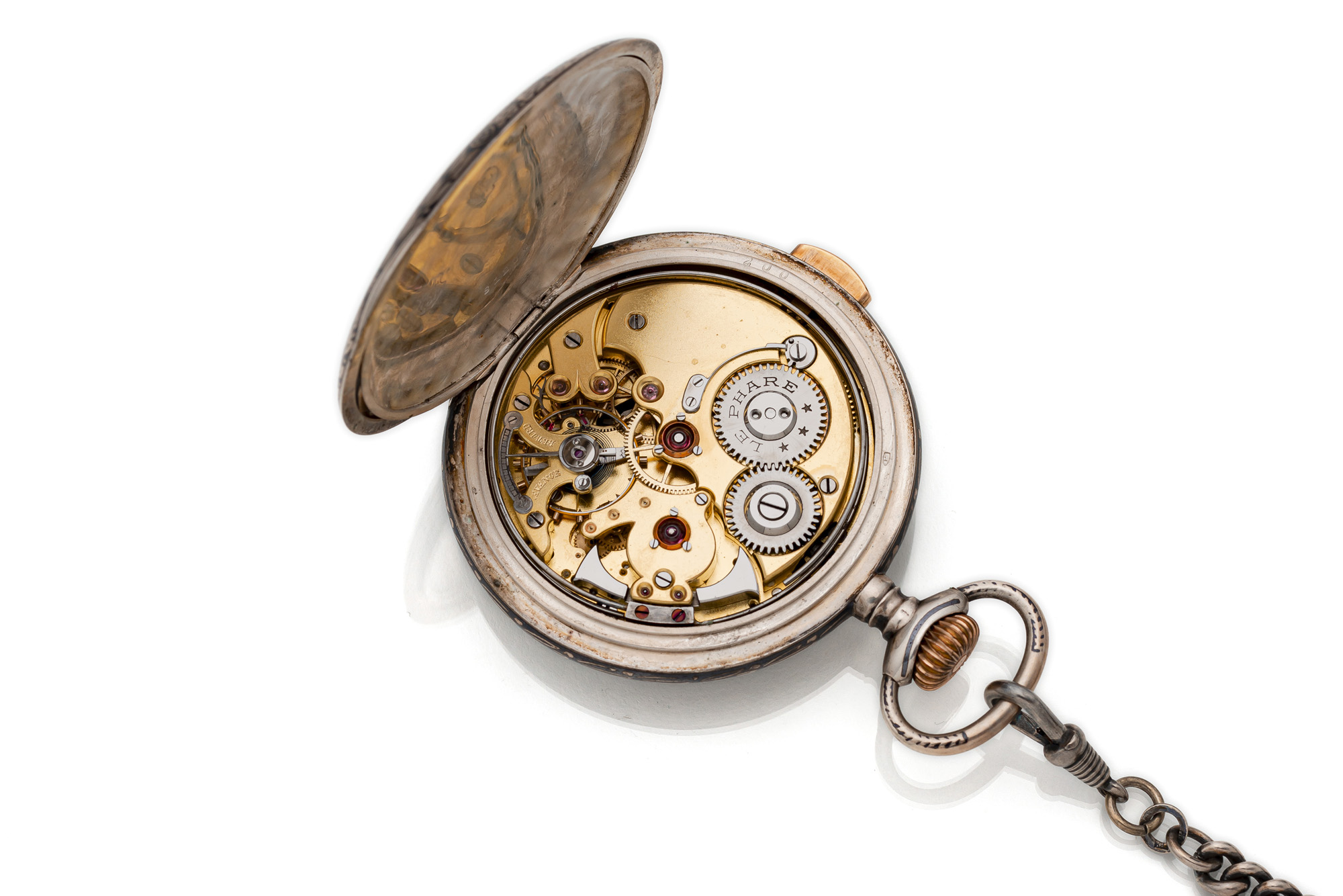 A SWISS POCKET WATCH WITH QUARTER REPETITION - Image 5 of 5