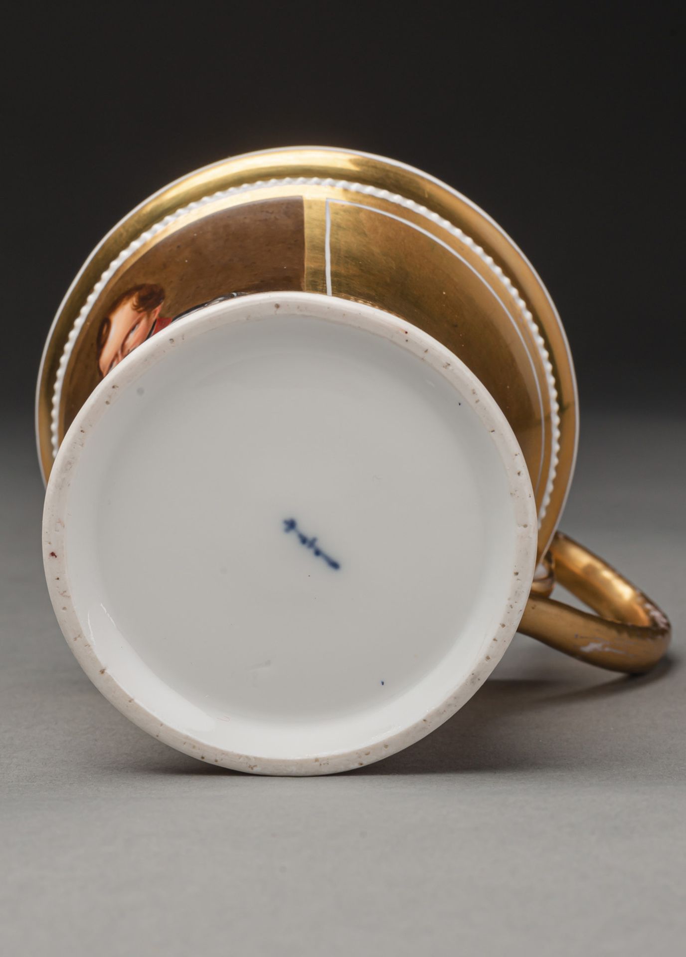 Tasse mit Portrait des Königs Friedrich Wilhelm III von Preußen - Bild 4 aus 4