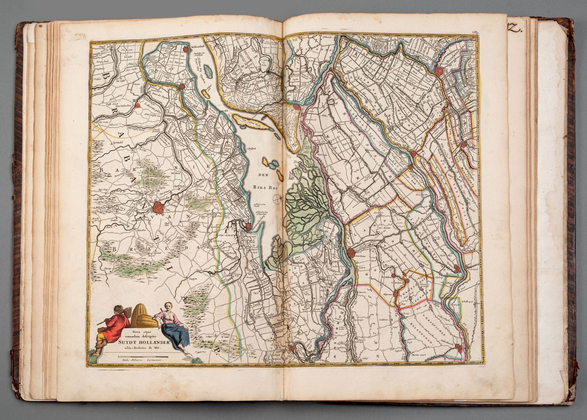 Atlas Frederick de Wit, 2 Bde., unvollst. - Bild 8 aus 9