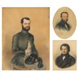 Drei Herrenportraits
