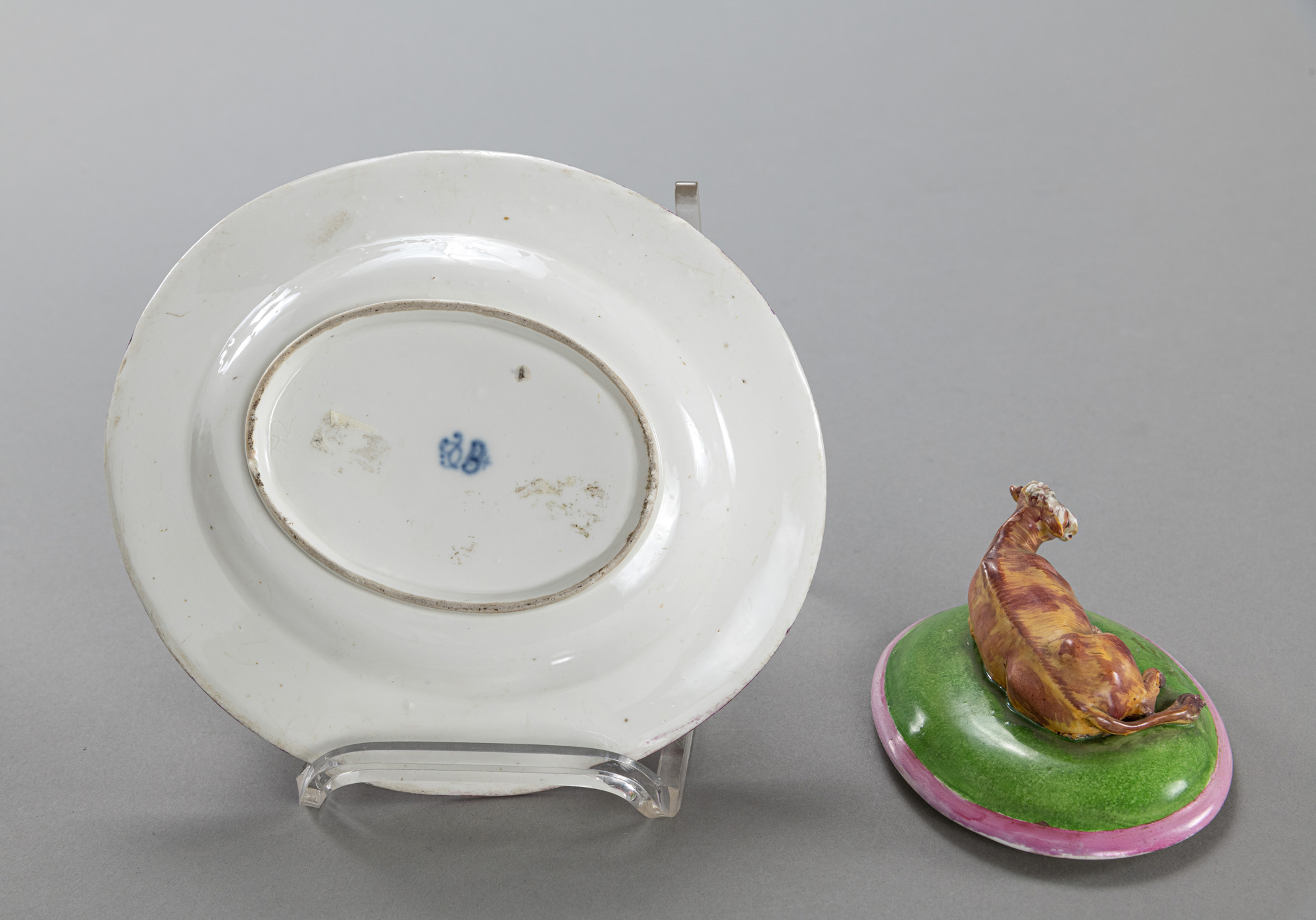 A FRANKENTHAL OVAL BUTTER-DISH AND COVER - Image 4 of 4