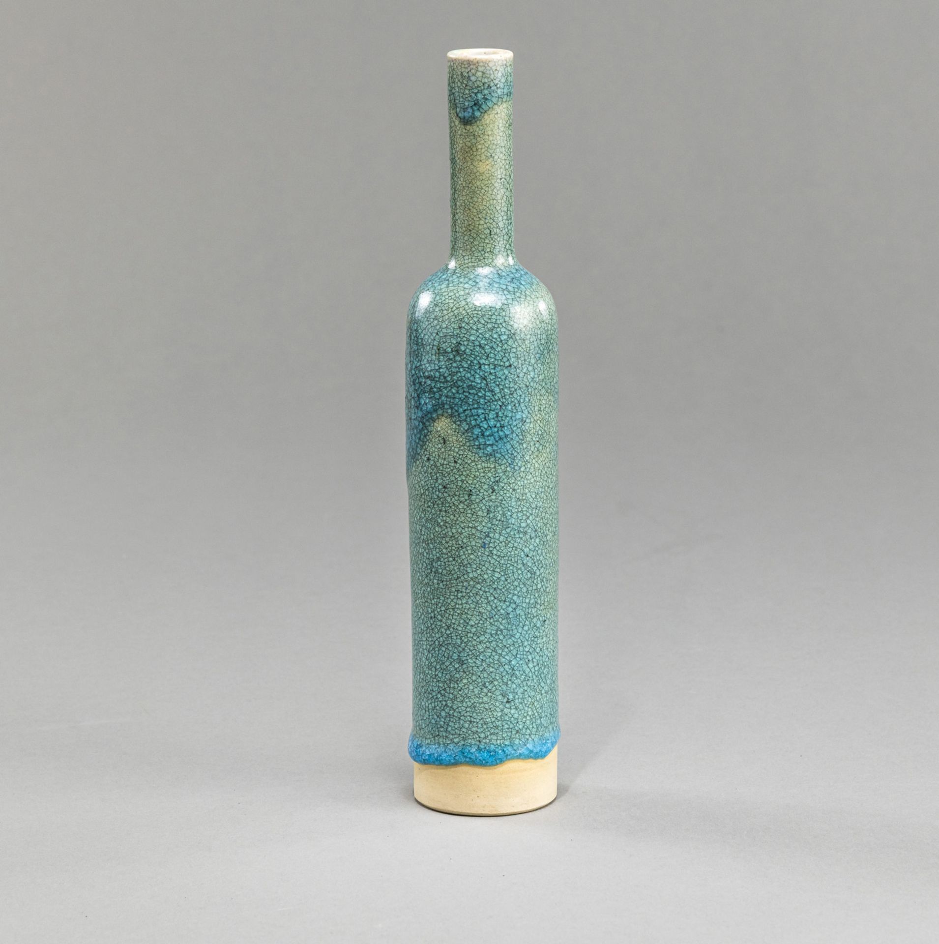 Vase mit Türkisglasur - Bild 2 aus 4
