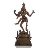 Bronze des tanzenden, vierarmigen Shiva