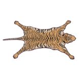 Teppich in Form eines Tigerfells
