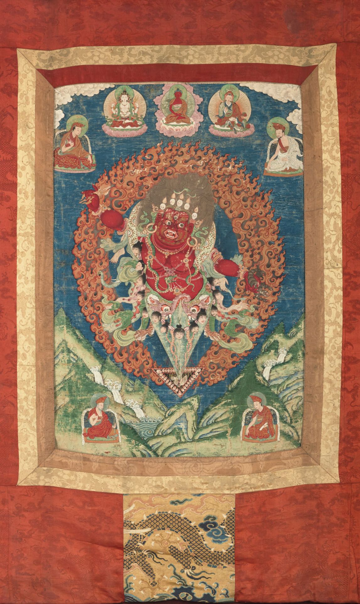 Guru Drag dmar, eine zornvolle Emanation des Padmasambhava - Bild 2 aus 3