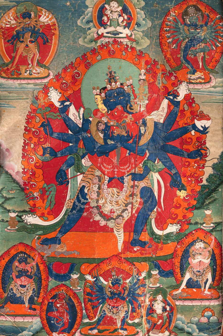 The Yidam Cakrasamvara and other tantric deities
