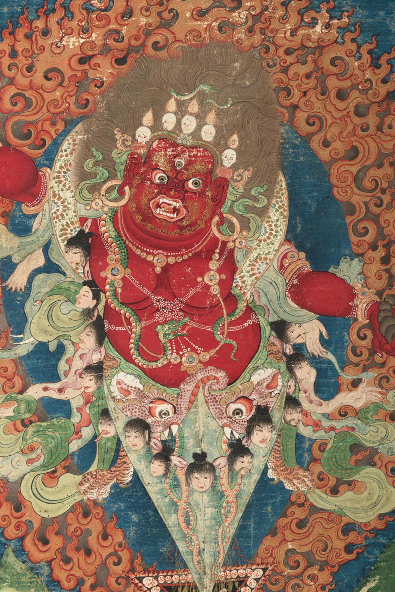 Guru Drag dmar, eine zornvolle Emanation des Padmasambhava - Bild 3 aus 3