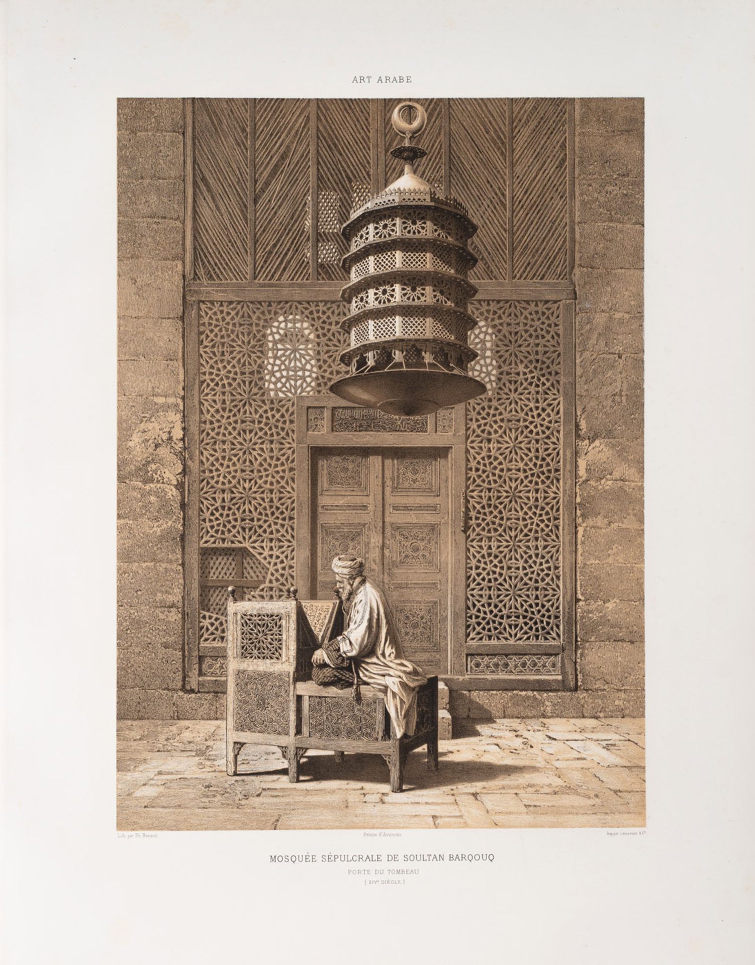 L'ART ARABE D'APRÈS LES MONUMENTS DU KAIRE DEPUIS LE VIIE SIÈCLE JUSQU'A LA FIN DU XVIIIE - Image 13 of 19