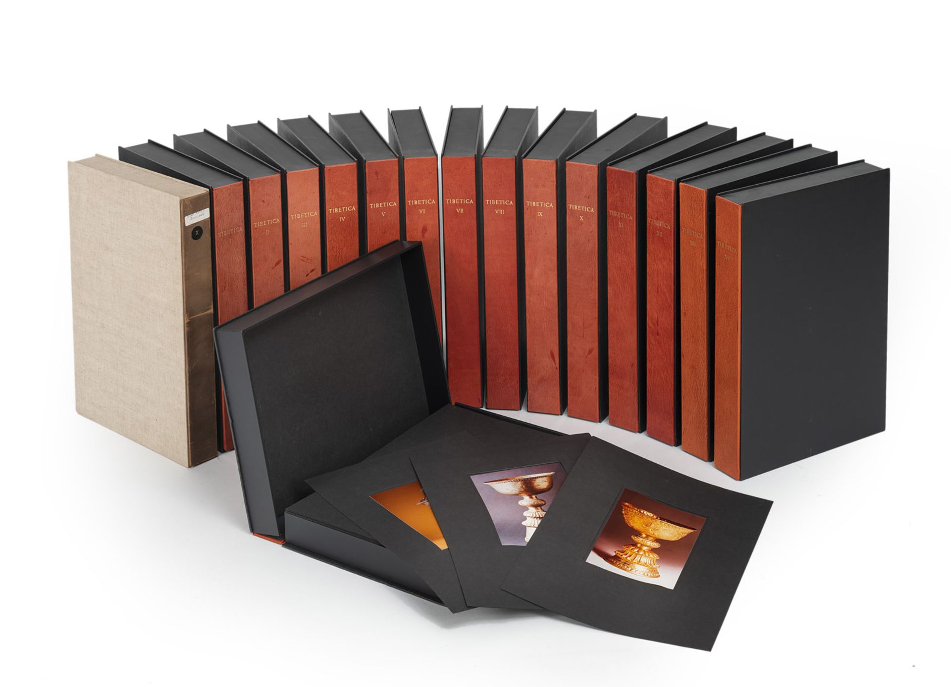 SIXTEEN PHOTO CASES CONTAINING EXTENSIVE PHOTOGRAPHIC DOCUMENTATION OF THE COLLECTION GERD-WOLFGANG