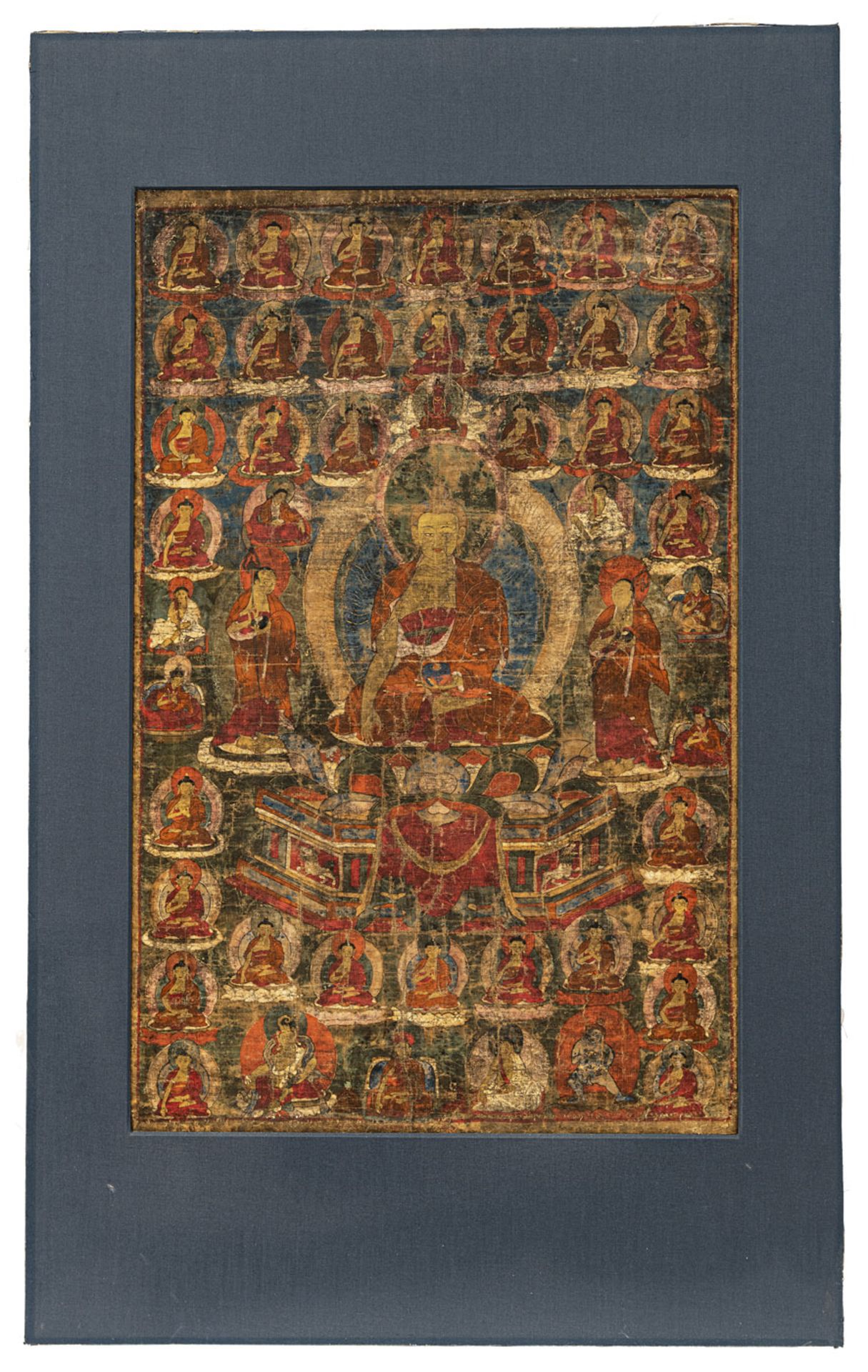 Thangka mit Darstellung des Buddha Amitabha - Bild 2 aus 2